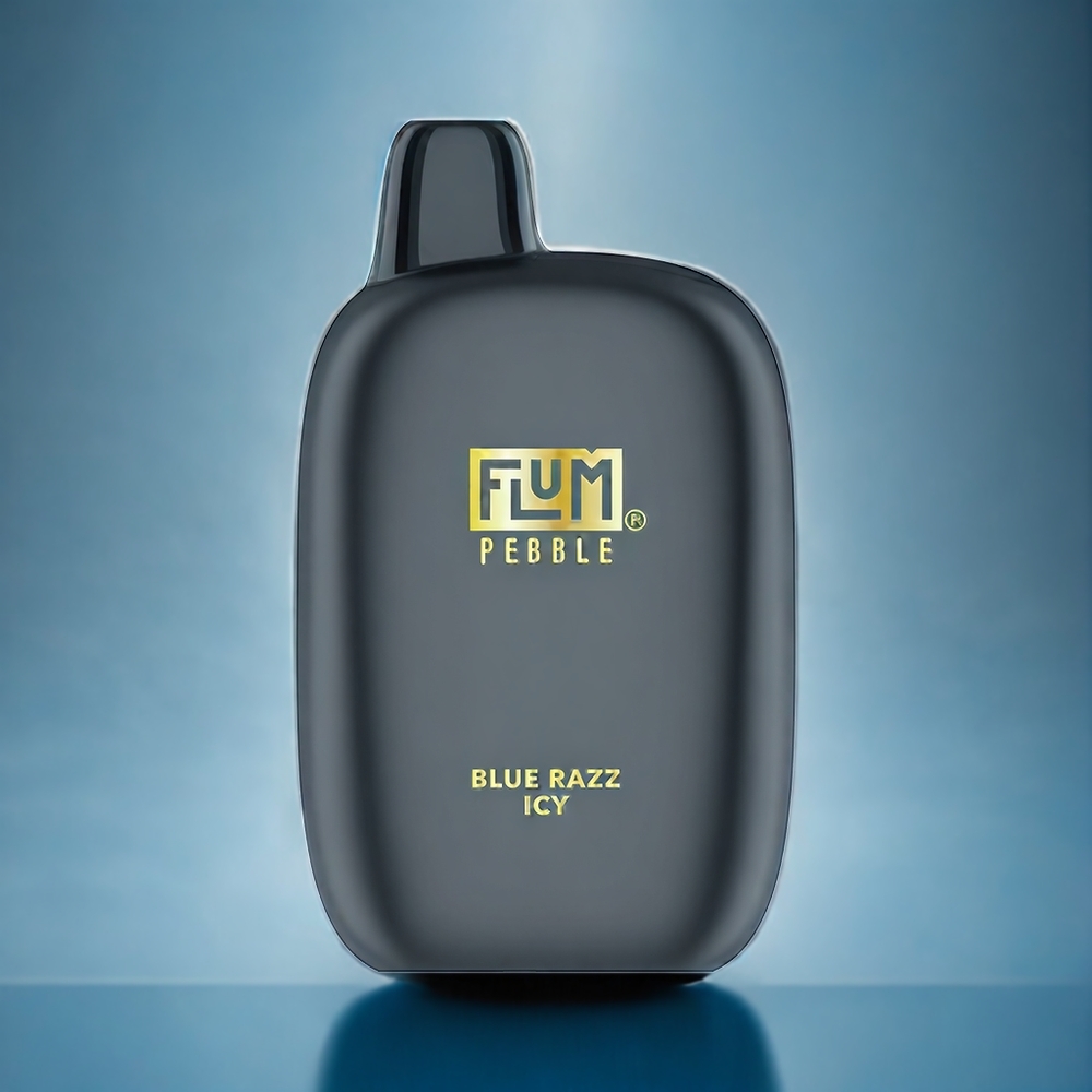 Blå Hallon Is Flum Pebble 6000 Puffar 10ml 5% 500mAh Mesh Coil Type-C Sverige Grossist