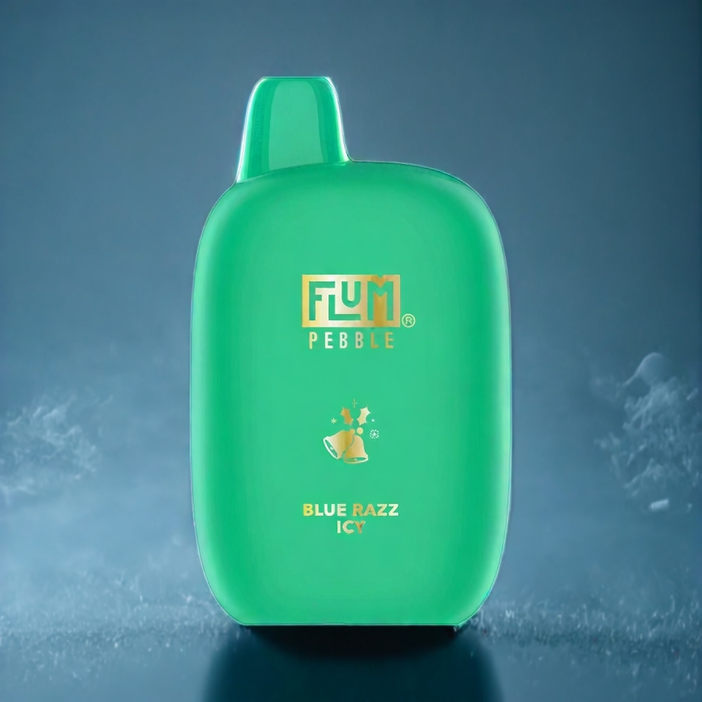 Blå Hallon Is Flum Pebble 6000 Puffar 10ml 5% 500mAh Mesh Coil Type-C Sverige Grossist