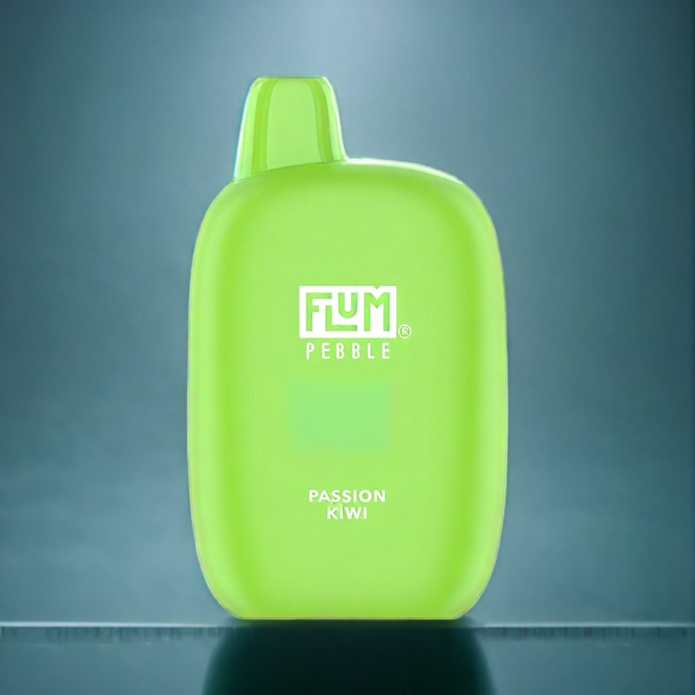 Passionfrukt & Kiwi Flum Pebble 6000 Puffar 10ml 5% 500mAh Mesh Coil Type-C Sverige Grossist
