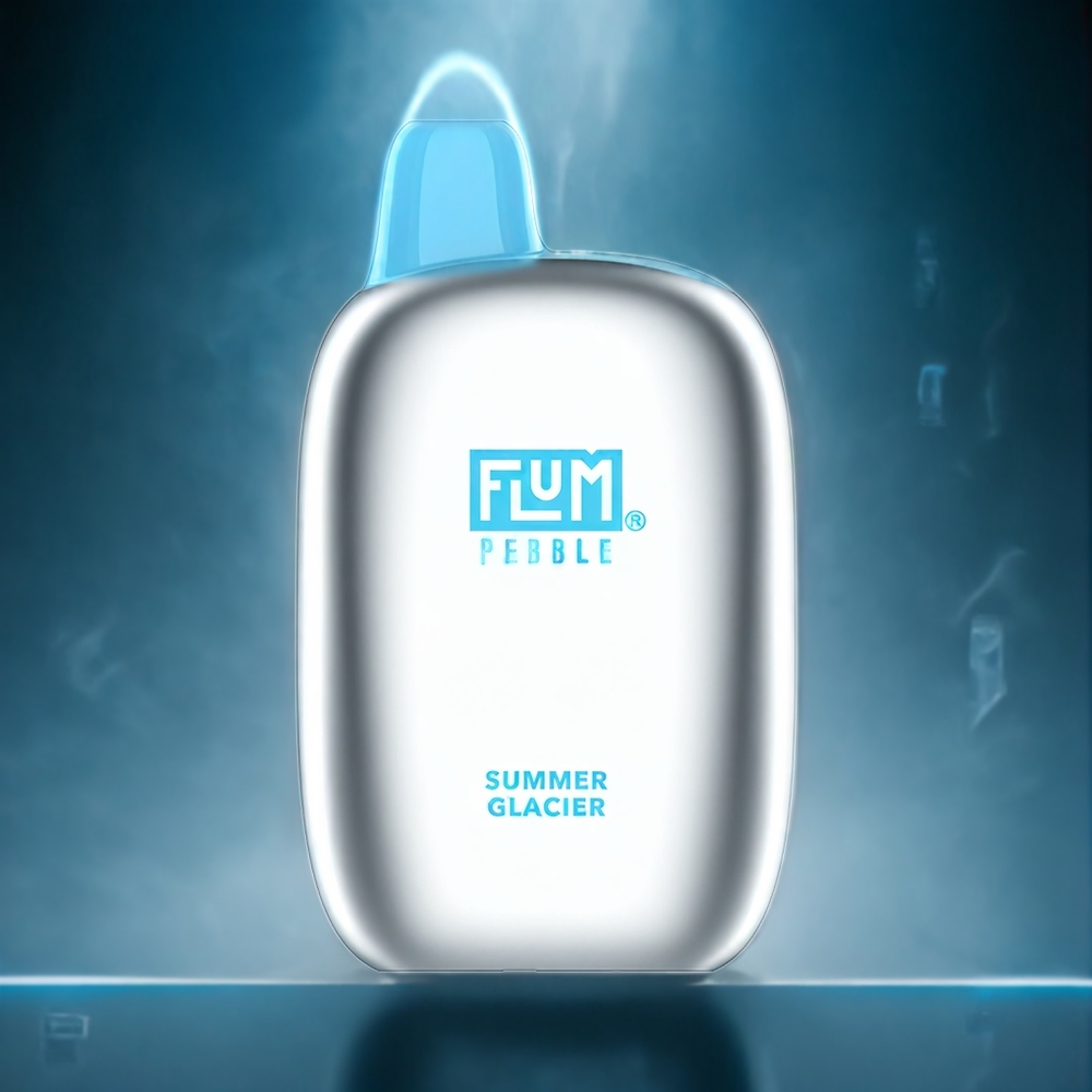 Sommar Glaciär Flum Pebble 6000 Sverige Grossist Mesh Coil 10ml 5% Typ-C 500mAh