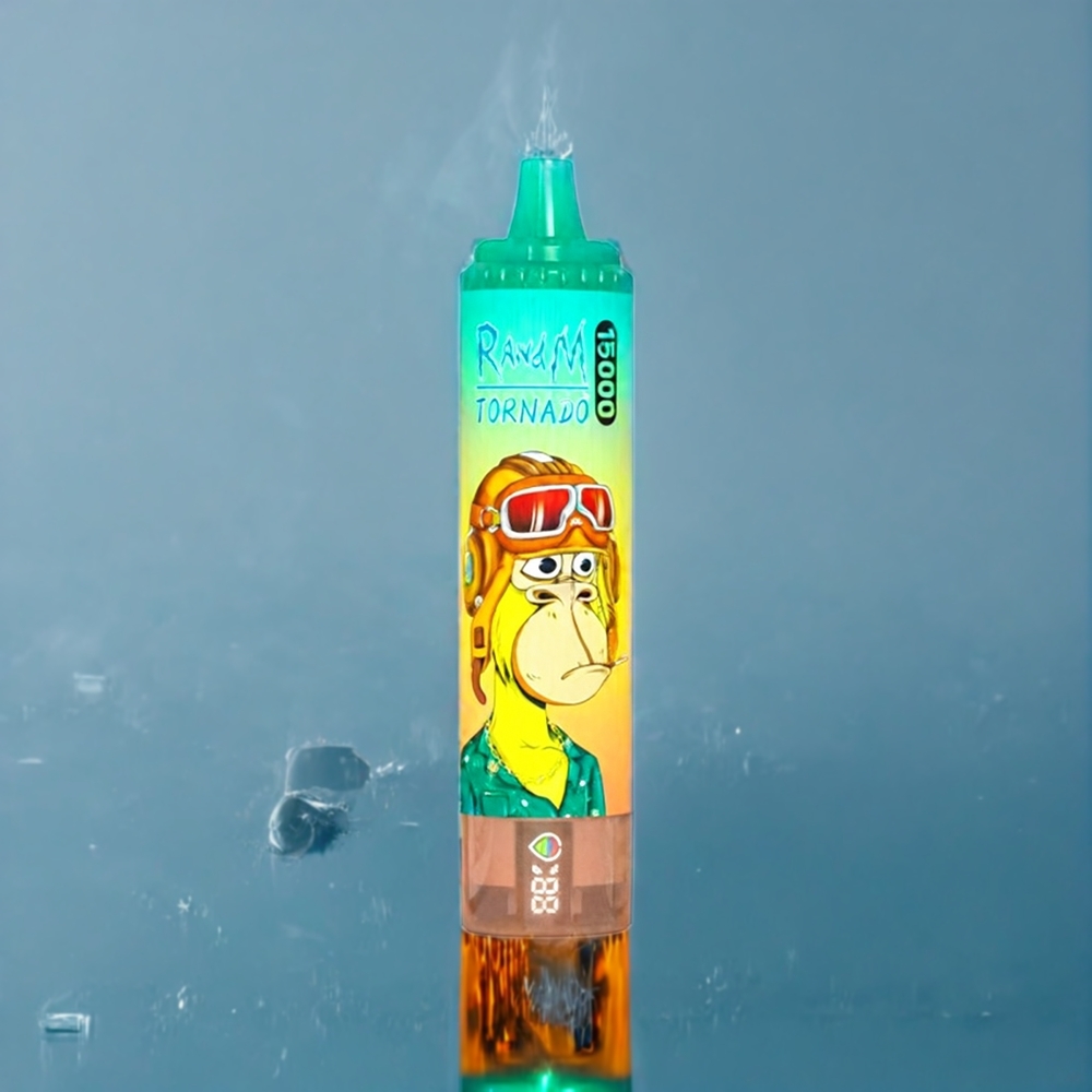 Ananas Is Fumot Randm Tornado 15000 Puffar 25ml 850mAh Sverige Grossist 0.9 Ohm Mesh LCD Typ-C