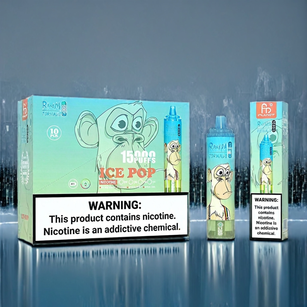 Is Pop Fumot Randm Tornado 15000 Puffar (25ml, 850mAh, Type-C, LCD) Sverige Grossist