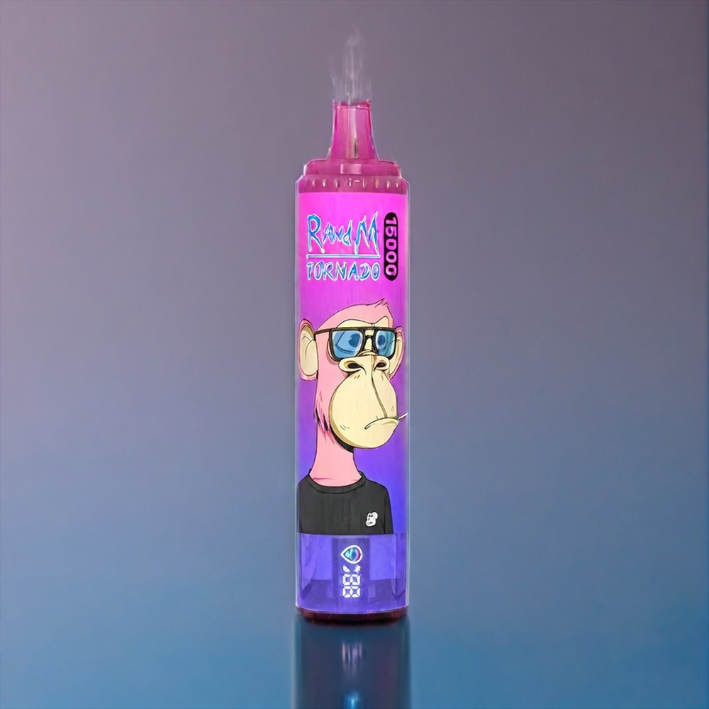 Jordgubb Druva Fumot Randm Tornado 15000 Puffar 25ml 850mAh 0.9 Ohm Mesh Coil Sverige Grossist