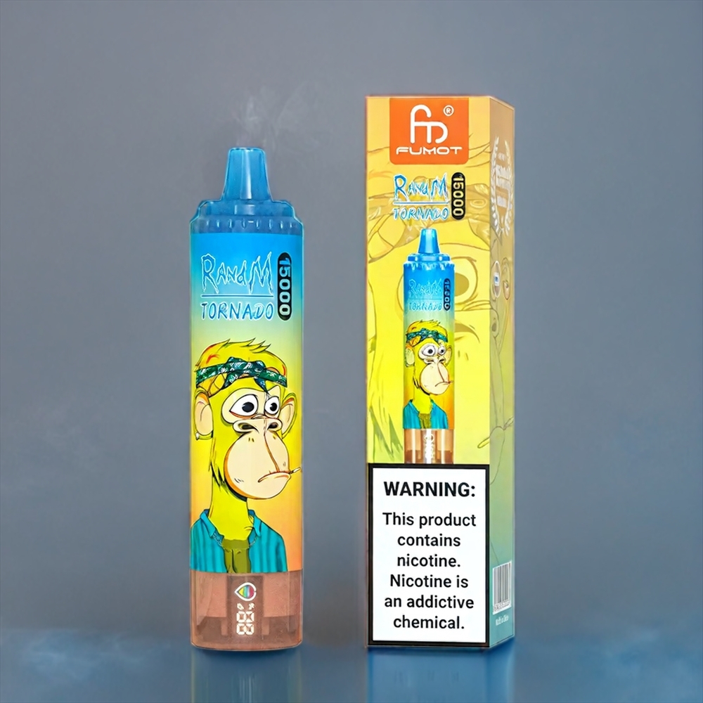 Jordgubb Fumot Tornado 15,000 Puffar 25ml 850mAh Mesh Sverige Grossist