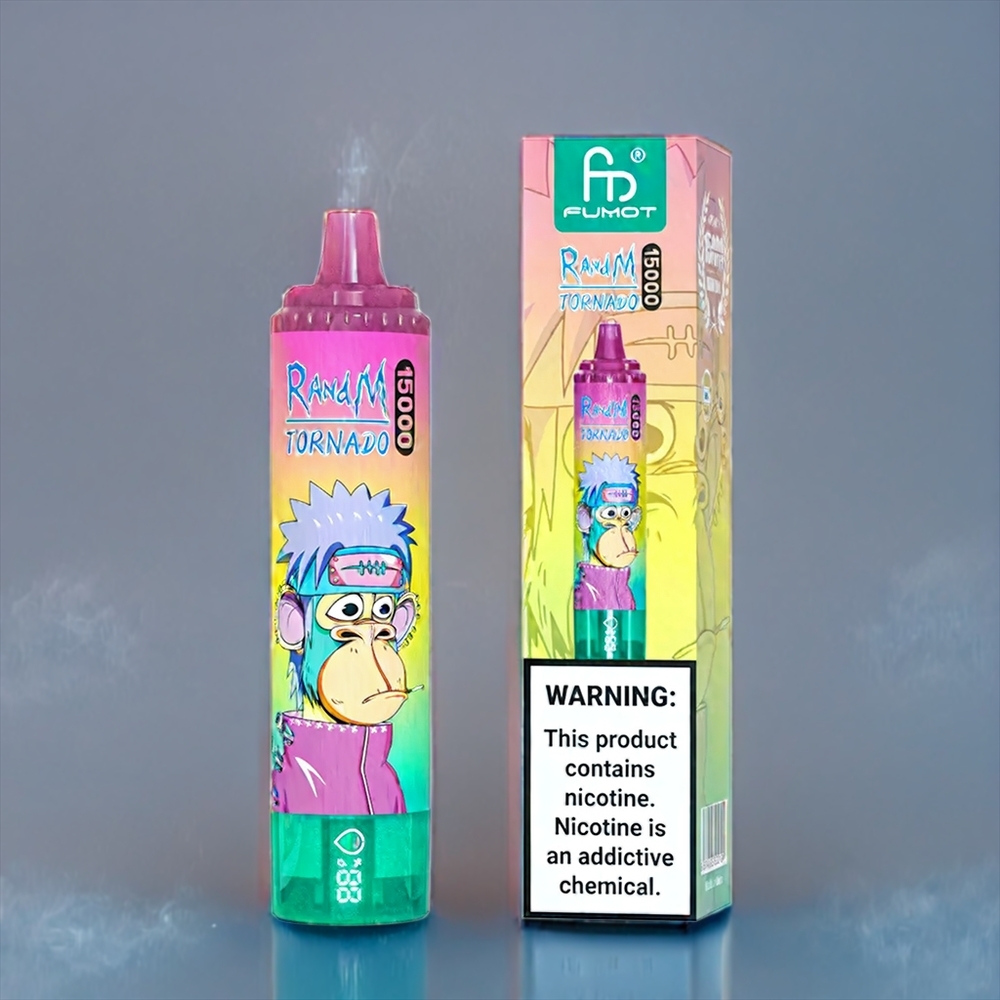 Jordgubb Is Fumot Randm Tornado 15000 Puffar 25ml 850mAh Mesh Coil Sverige Grossist