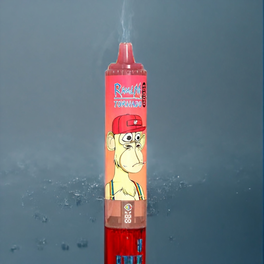 Jordgubb Red Bull Fumot Randm Tornado 15000 Puffar 25ml 850mAh 0.9 Ohm Mesh Sverige Grossist