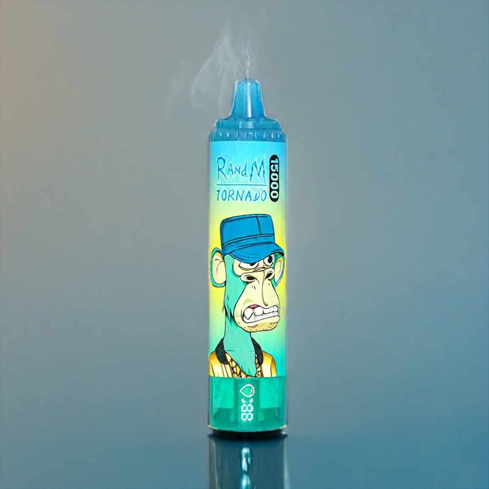 Kiwi Passionfrukt Guava Fumot Randm Tornado 15000 Puffar 25ml 850mAh 0.9 Ohm Mesh Type-C LCD Sverige Grossist