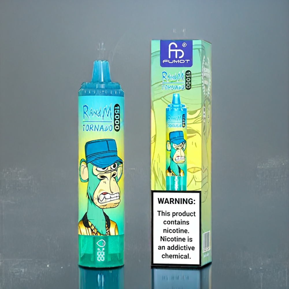 Kiwion Passionsfrukt Guava Fumot Randm Tornado 15 000 Puffar 25ml 850mAh 0.9 Ohm Mesh Coil Sverige Grossist