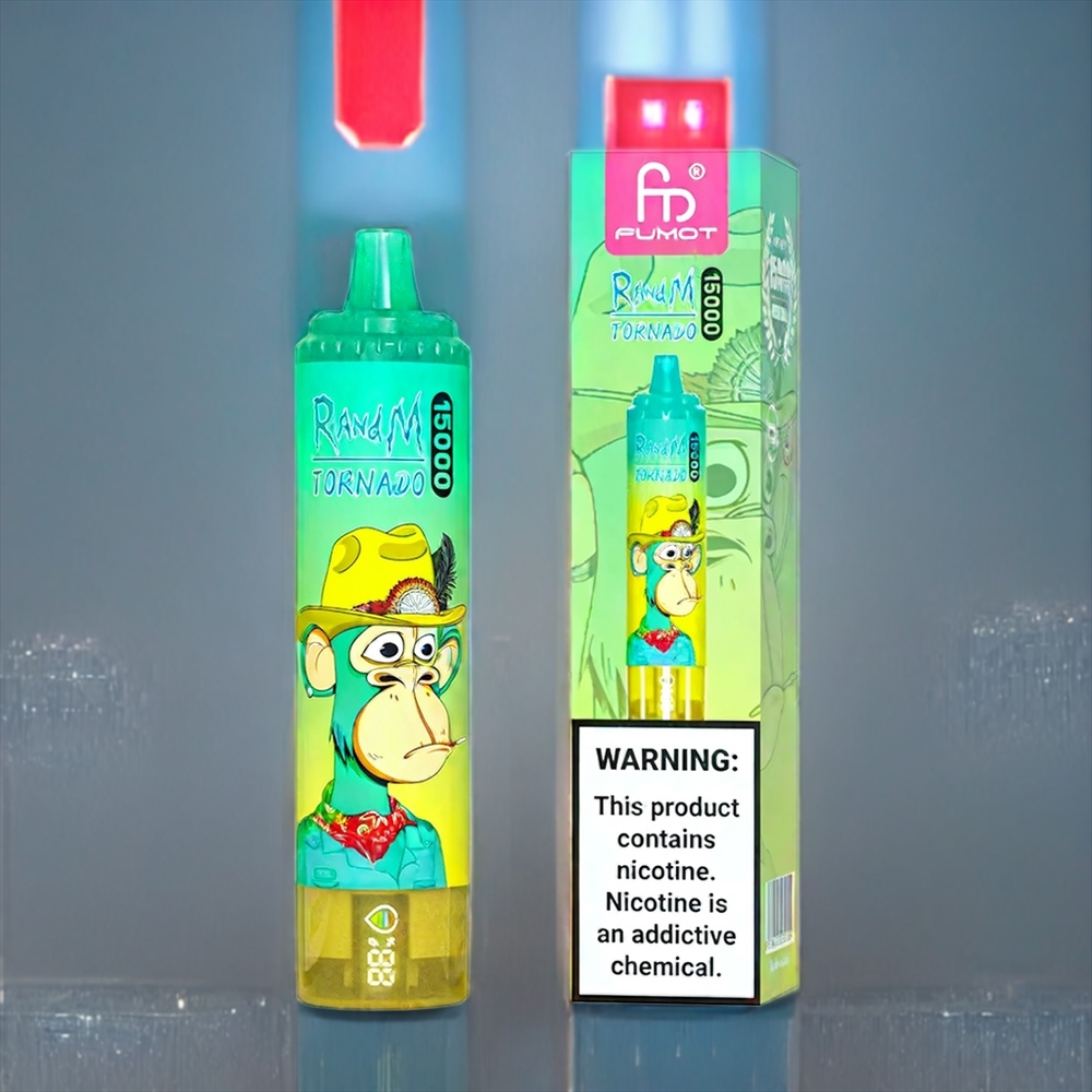 Vattenmelon Is Fumot Randm Tornado 15000 Puffar 25ml 850mAh 0.9 Ohm Mesh Sverige Grossist