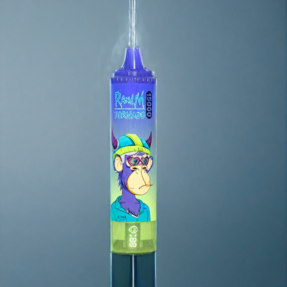 Vimto Smak Kombination Fumot Randm Tornado 15000 Puffar 25ml 850mAh 0.9 Ohm Mesh Sverige Grossist LCD Skärm Typ-C