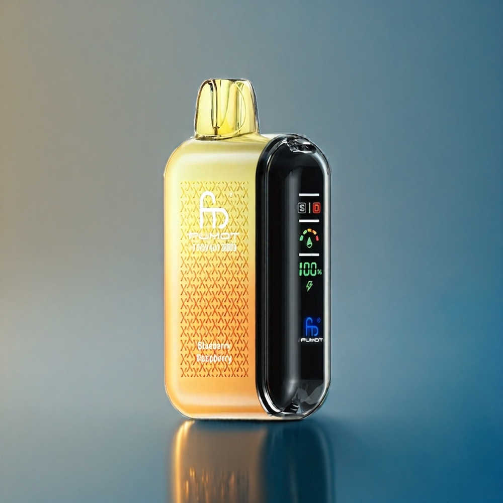 Blåbär Hallon Fumot Tornado Dual Mesh 20ml Smart Display 2% Nicotine Sverige Grossist