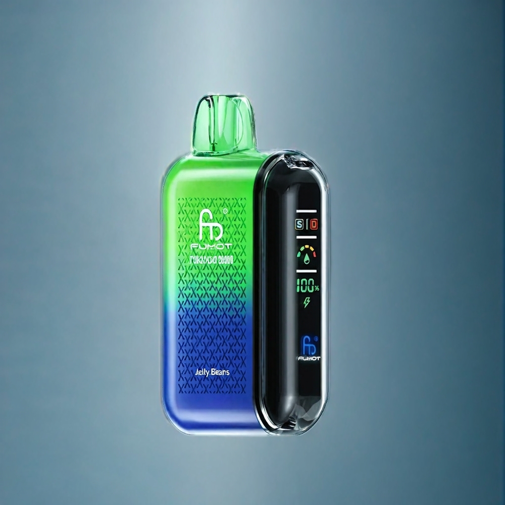 Jelly Beans Fumot Tornado Dubbel Maskspole 20ml 850mAh Smart Display Luftflödeskontroll Sverige Grossist