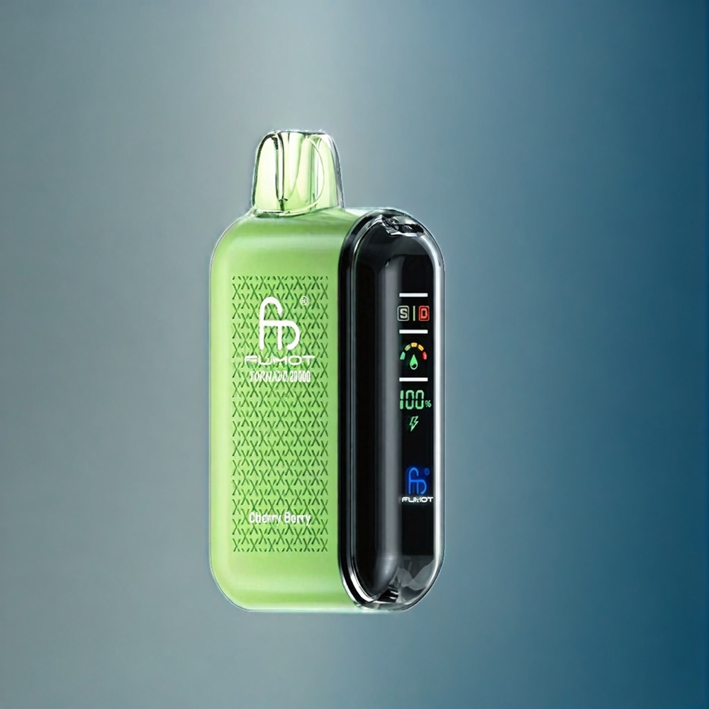 Körsbär Bär Fumot Tornado Dual Mesh 20ml Smart Display Airflow Sverige Grossist