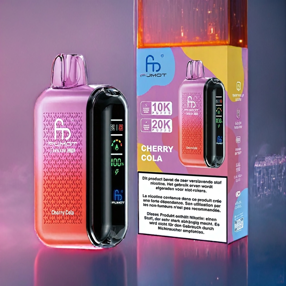 Körsbär Cola Fumot Tornado Dual Mesh 20ml 850mAh Sverige Grossist