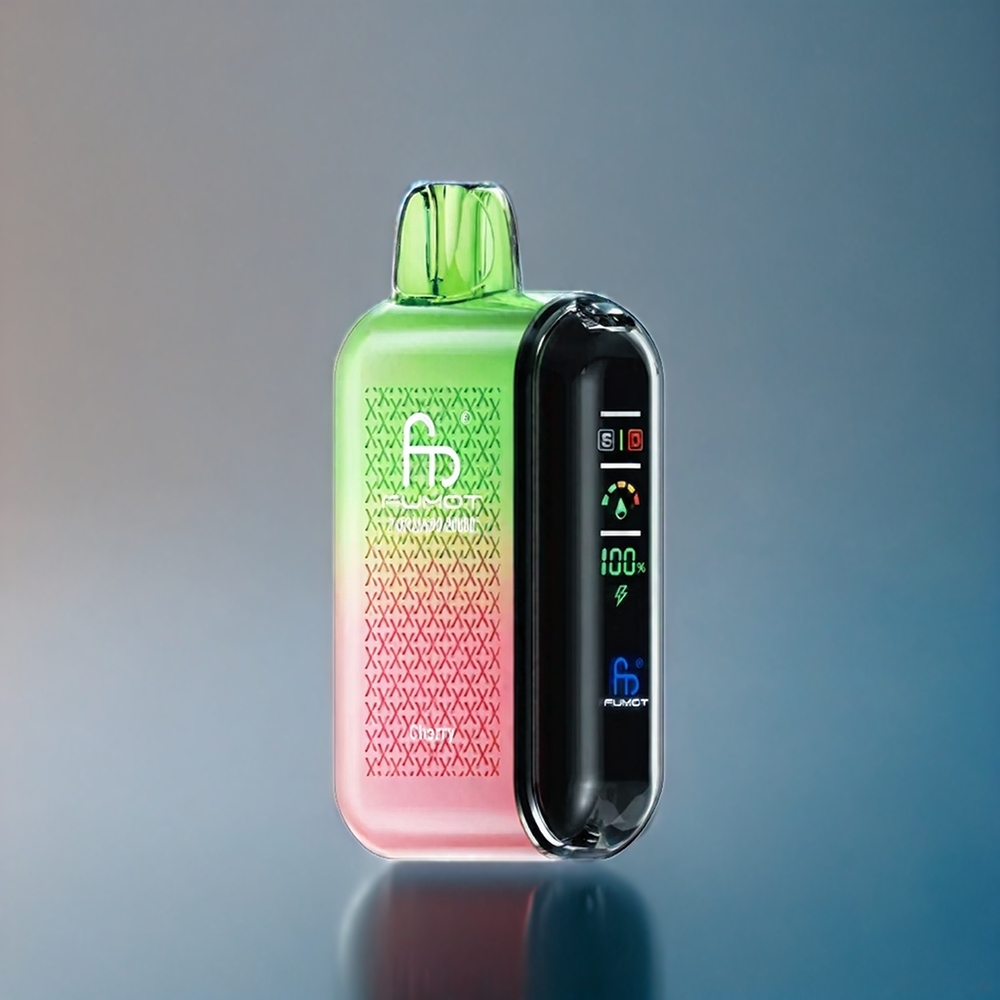 Körsbär Fumot Tornado 20000 Puffar Dual Mesh Smart Display 20ml 2% Sverige Grossist