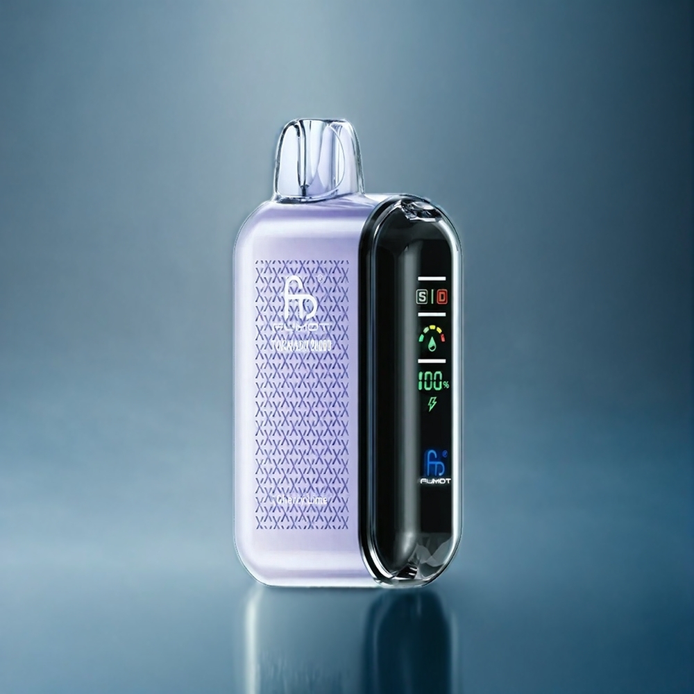 Körsbär Lime Fumot Tornado Dual Mesh 20000 Puffar Smart Display Sverige Grossist