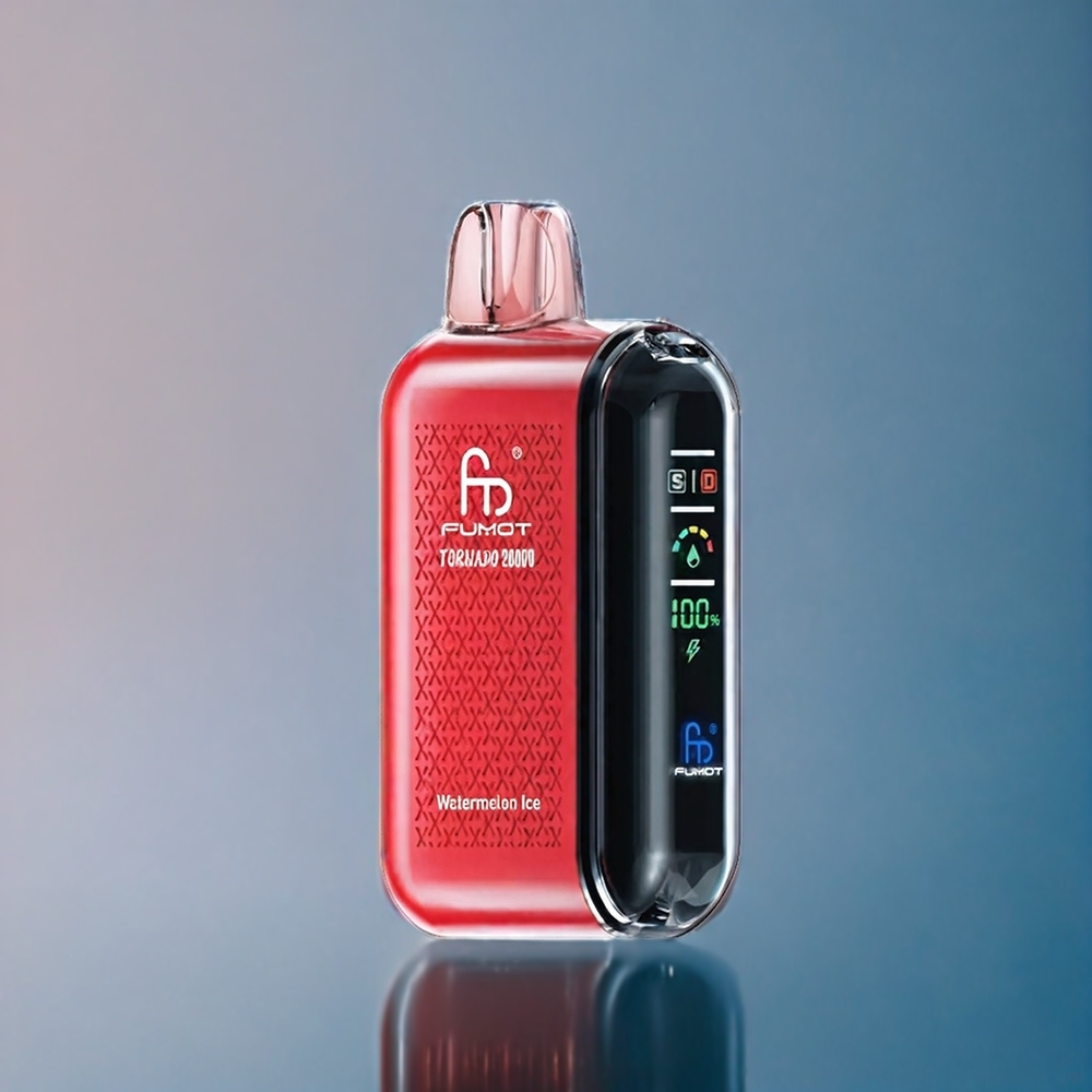 Vattenmelon Is Fumot Tornado 20000 Puffar Dual Mesh Coil 20ml Smart Display Sverige Grossist
