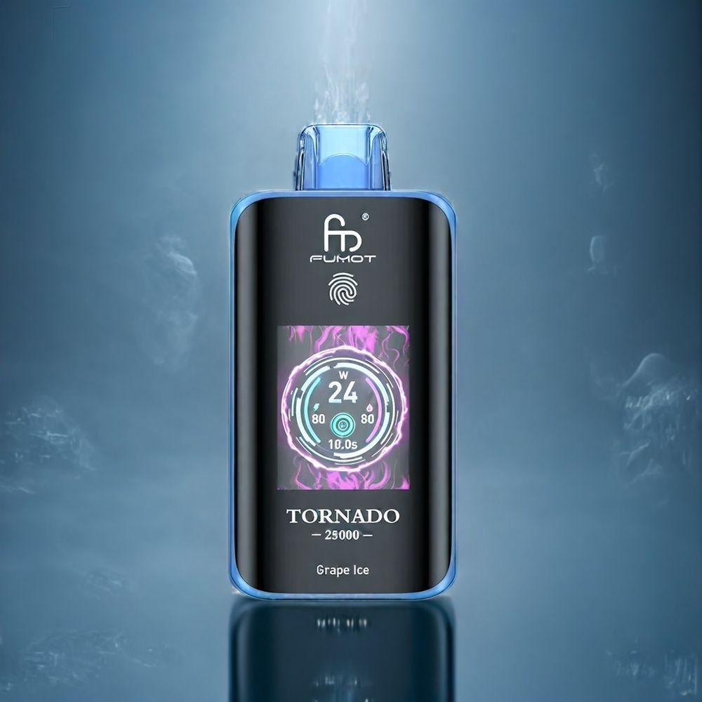 Vindruva Is Fumot Tornado 25000 Puffar HD Skärm 700mAh 20ml Sverige Grossist