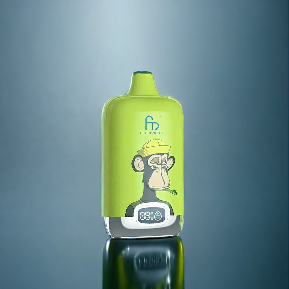 Blåbär Kiwi Fumot Tornado Digital Box 12000 Puffar 20ml 550mAh Mesh Sverigegrossist