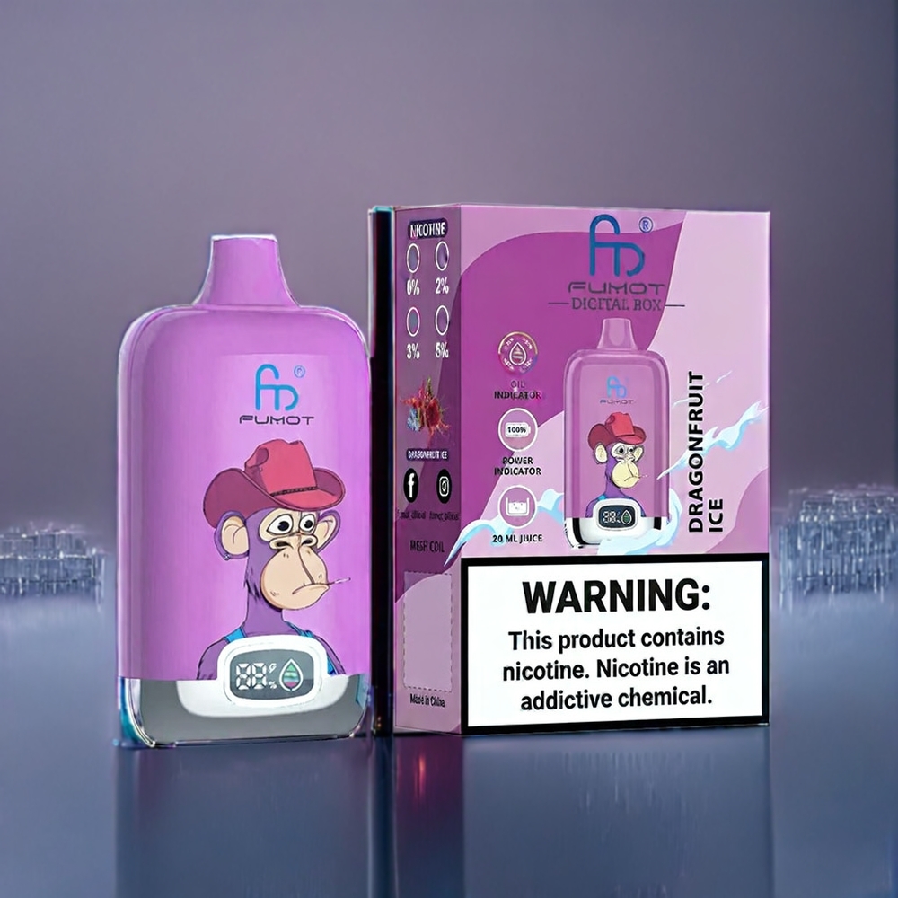 Drakenfrukt Is Fumot Tornado Digital Box Sverige Grossist 12000 Puffar 20ml MESH Coil Type-C 67g