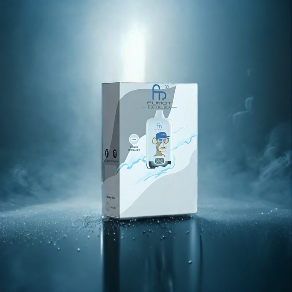 Kall Mynta Fumot Tornado Digital Box 12000 Puffar 20ml MESH Type-C 67g Sverige Grossist