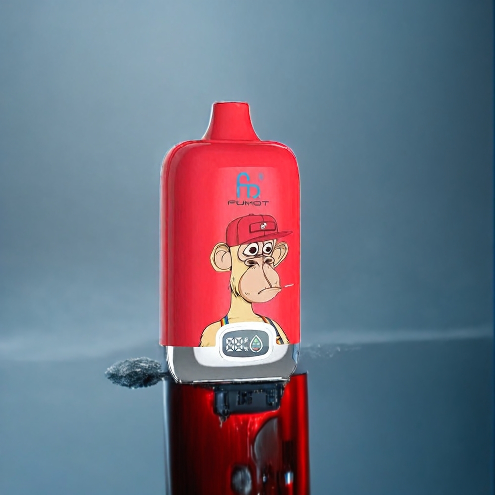 Röd Energi Is Fumot Tornado Digital Box 12000 Puffar 20ml MESH Type-C Sverige Grossist