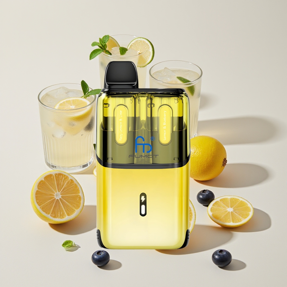 Fumot Ultra T32000 32000 Puffar Typ-C Snabbuppladdning Sverige Grossist Fizzy Citron & Lime & Citron & Blåbär