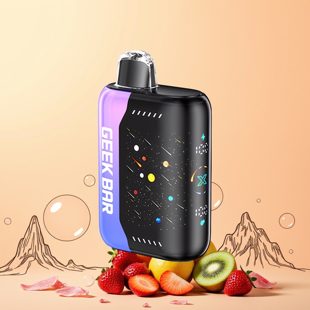 GEEKBAR Pulse X 42K Puffar Meteor Edition Jordgubb Kiwi Is Sverige Grossist