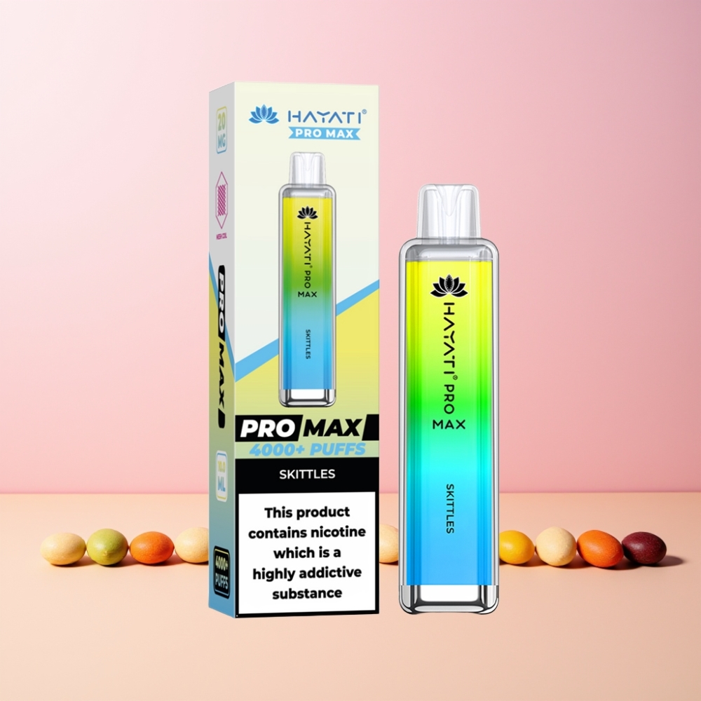 Hayati Pro Max 4000 Puffar Sverige Grossist Disposable Vape Lökbärsrengöring