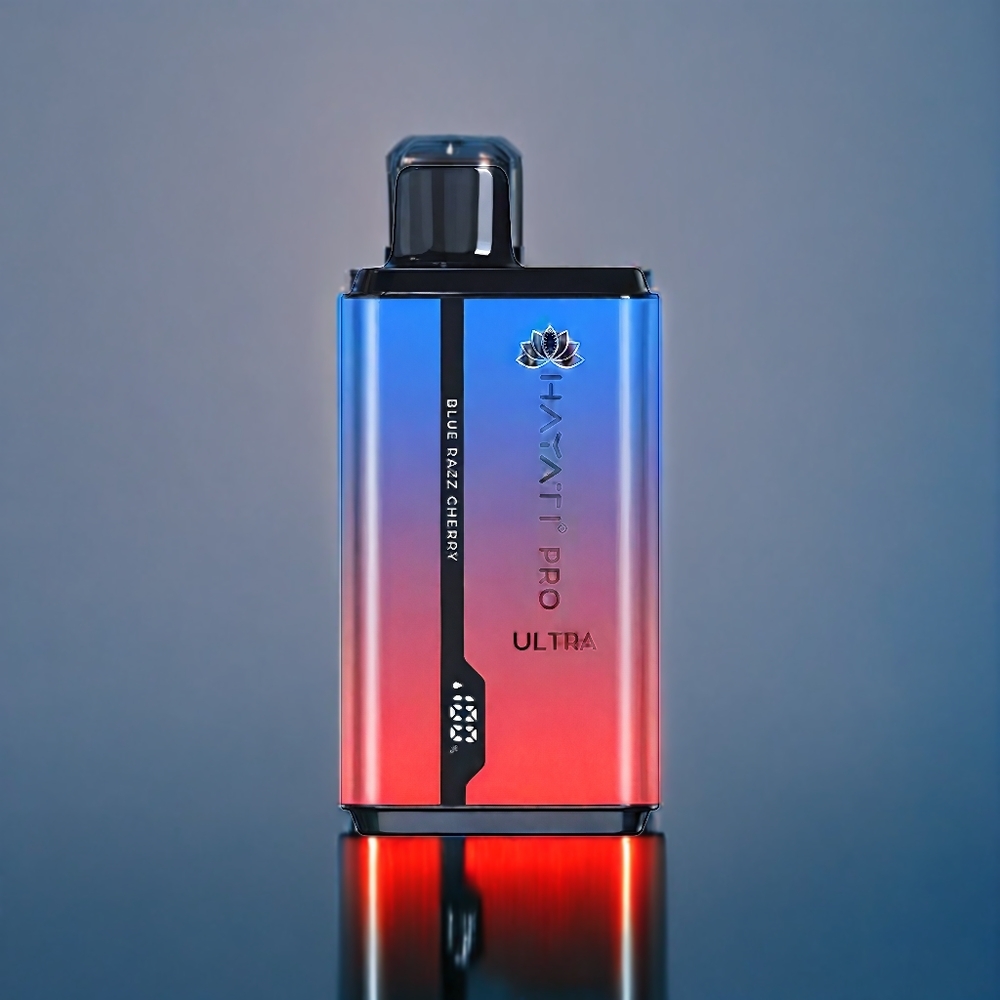 Blå Hallon Körsbär Hayati Pro Ultra 15000Puffar 850mAh 24ml 2% Sverige Grossist
