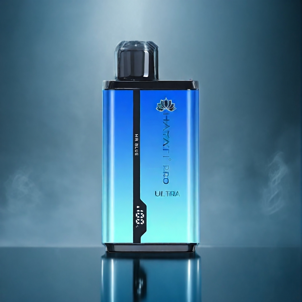 Blå Smak Hayati Pro Ultra 15000 Puffar 850mAh 24ml 2% 49 Smaker Sverige Grossist