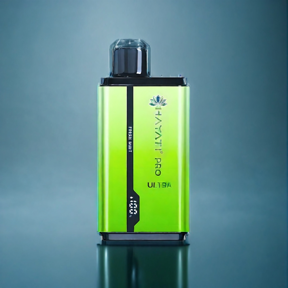 Färsk Mynt Hayati Pro Ultra 15000Puffar 850mAh 2 12ml 2% 49 Smaker Sverige Grossist