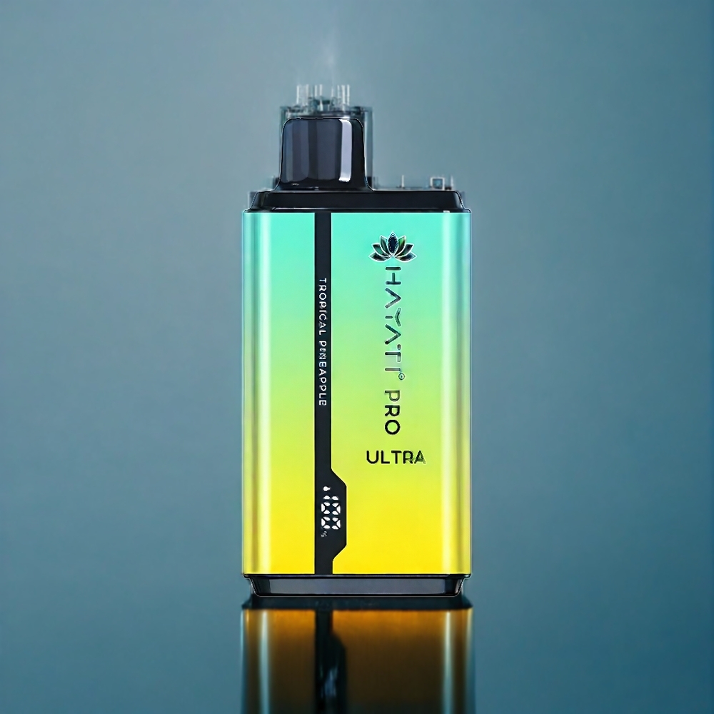 Tropisk Ananas Hayati Pro Ultra 15000 Puffar 850mAh 2 12ml 2% 49 Smaker Sverige Grossist