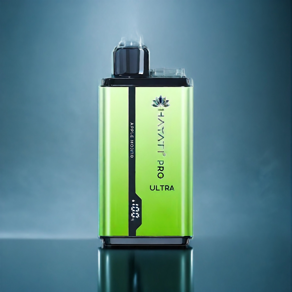 Äpple Mojito Hayati Pro Ultra 15000Puffar 850mAh 2 12ml 2% 49 Smaker Sverige Grossist