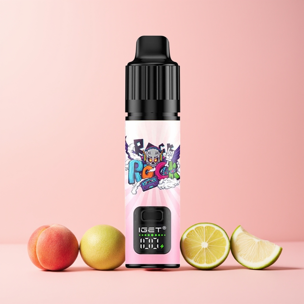 IGET BAR PLUS S3 POD 10000 PUFFS 18 ML 5% NIKOTIN 950 MAH Sverige Grossist Persika Litchi Lime Is