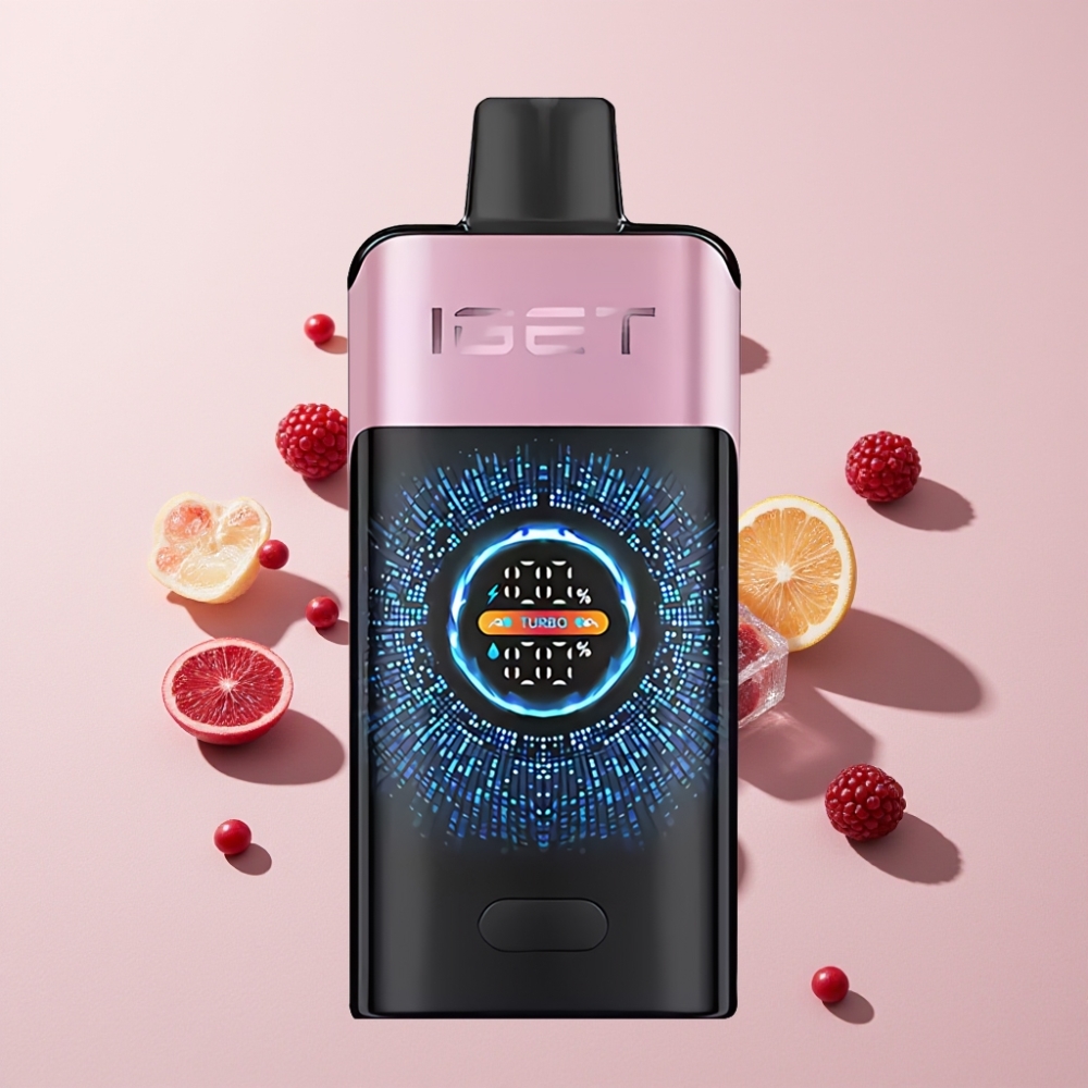 IGET ONE 12000 Puffs Dual Mesh Coil Stor Färgskärm Sverige Grossist Svarthallon Is