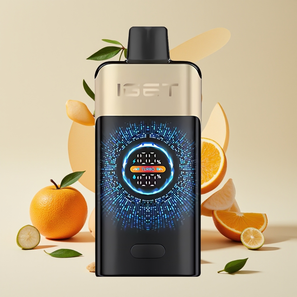 IGET ONE 12000 Puffs Turbo Mode 9000 Puffs 2700 mAh Sverige Grossist Tropisk Apelsin Monster
