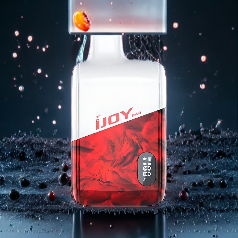 IJOY Bar IC8000 8000 Drag Mesh Coil Svart Drake Is Sverige Grossist