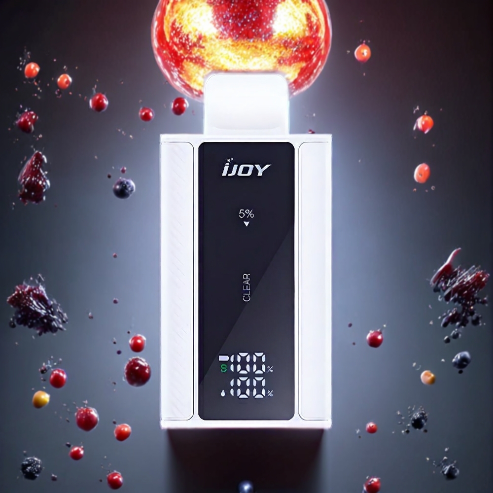 IJOY Captain 10000 Puffs 18ml 5% Nikotin Justerbar Effekt Sverige Grossist Clear