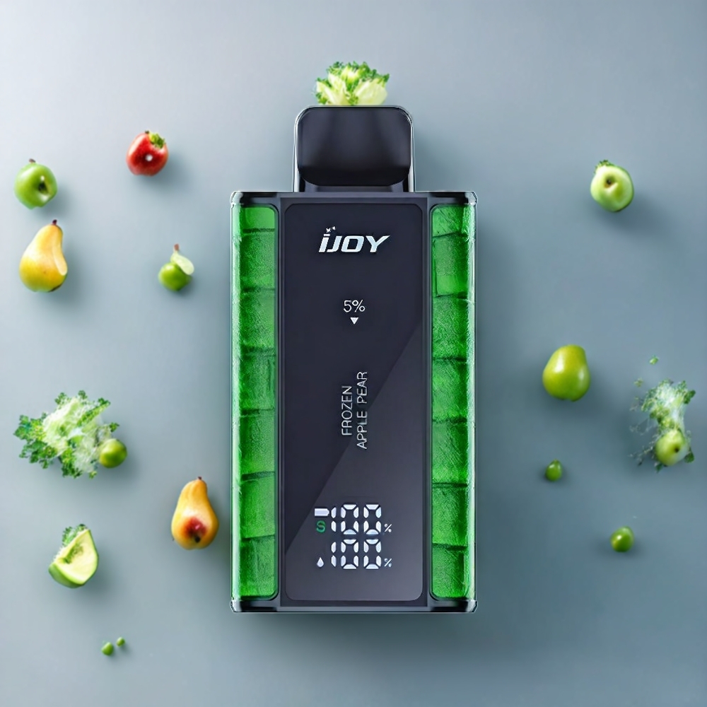 IJOY Captain 10000 Puffs 18ml 5% Nikotin Sverige Grossist Fryst Äpple Päron