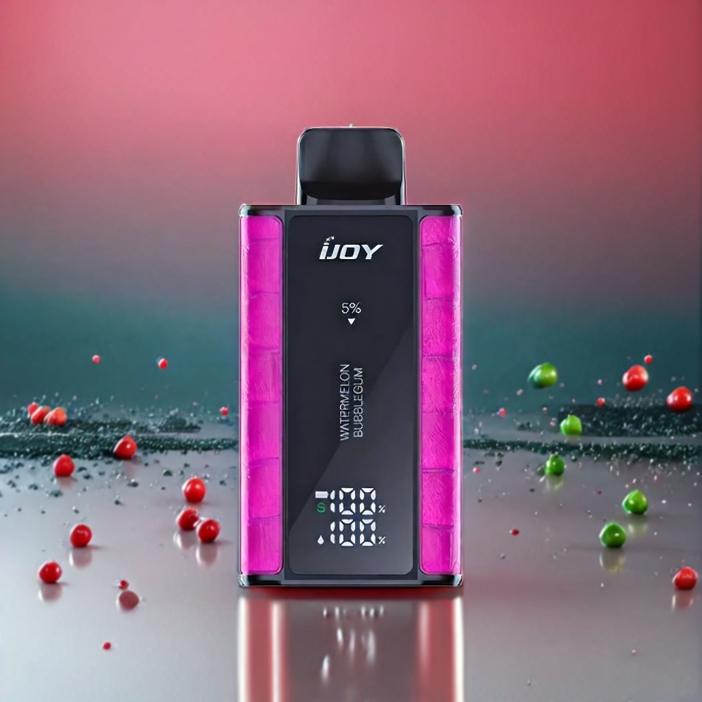 IJOY Captain 10000 Puffs Sverige Grossist Justerbar Effekt 18ml Vattenmelon Tuggummi