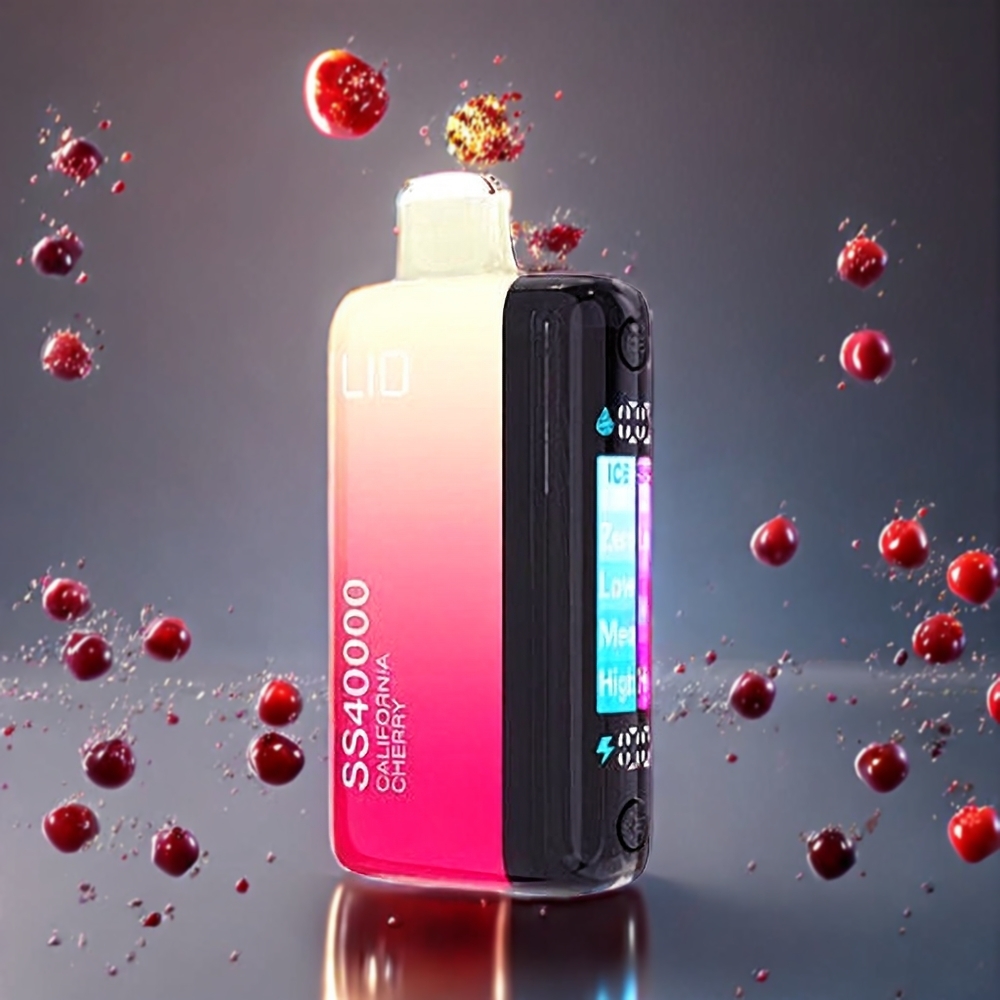 IJOY LIO 40000 Puffar 22ML 1100 mAh TYPE-C Sverige Grossist Kalifornisk Körsbär