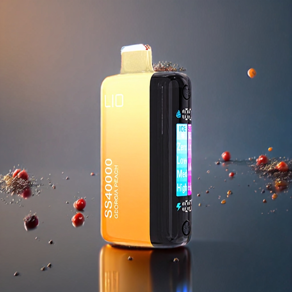 IJOY LIO SS40000 40000 Puffar 22ML 1100 mAh TYPE-C Justerbart Luftflöde Sverige Grossist Georgisk Persika