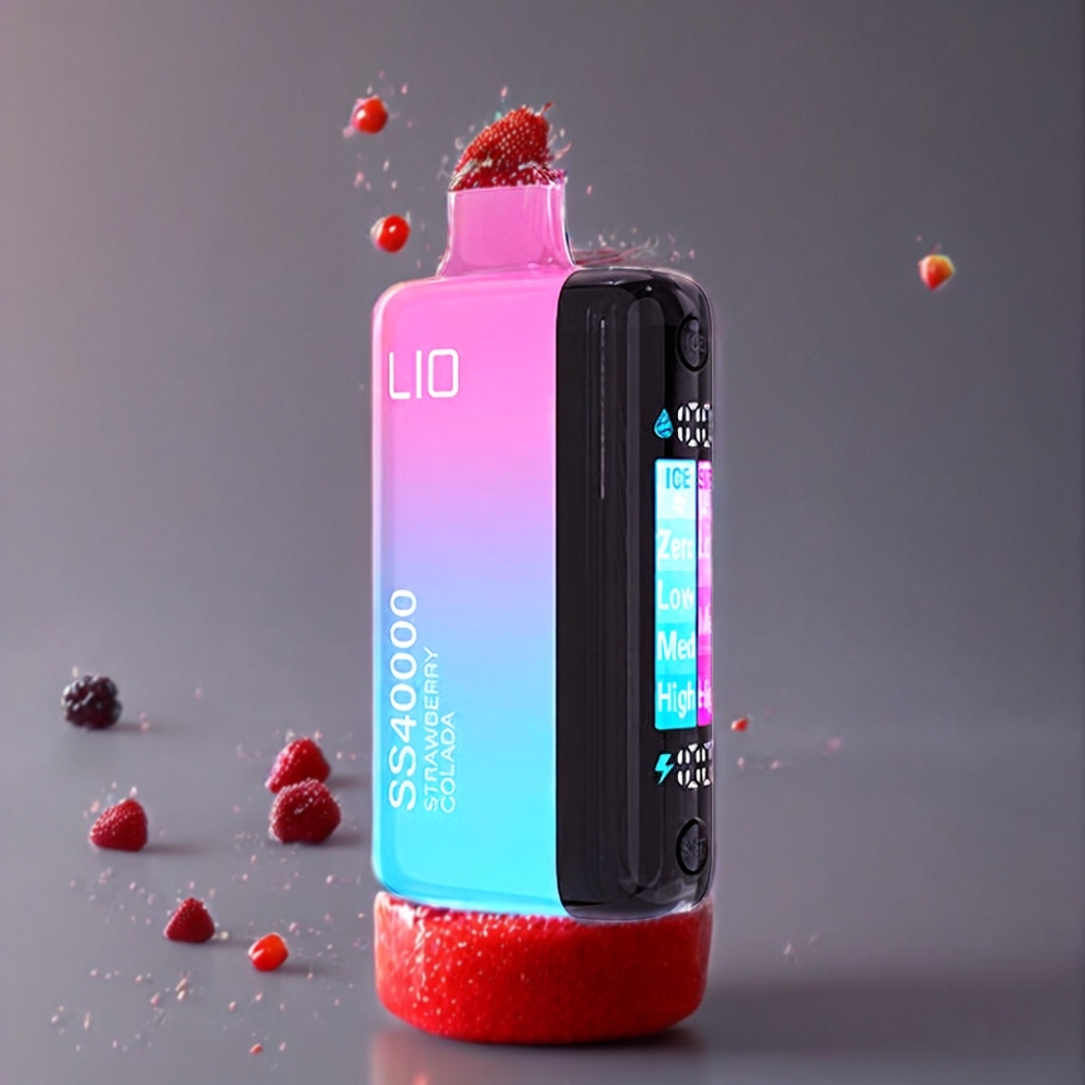 IJOY LIO SS40000 40000 Puffs 22ML 1100 mAh Sverige Grossist Jordgubb Colada