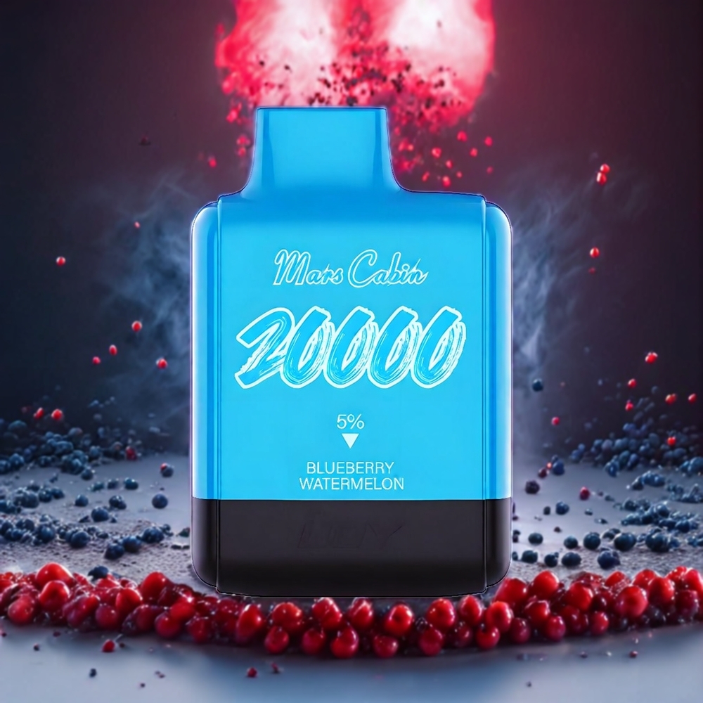 IJOY Mars Cabin 20000 Puffs 20ML 50mg Blåbär Vattenmelon Sverige Grossist