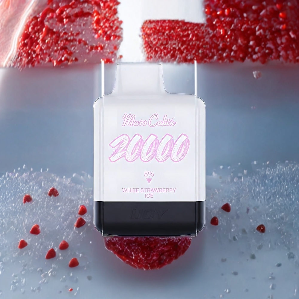 IJOY Mars Cabin 20000 Puffs 20ML 50mg Vit Jordgubb Is Sverige Grossist