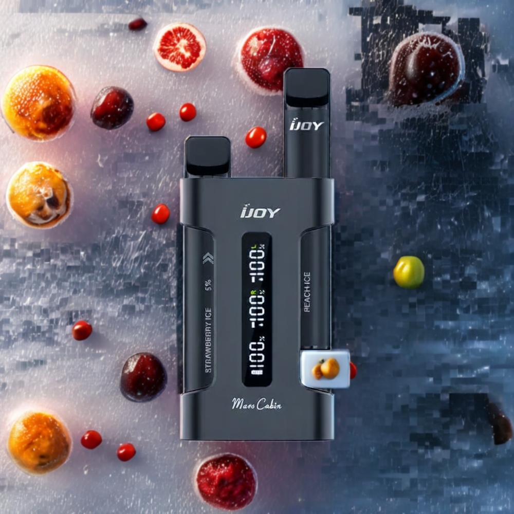 IJOY Mars Cabin 600 Puffar Svensk Grossist Engångs Svart