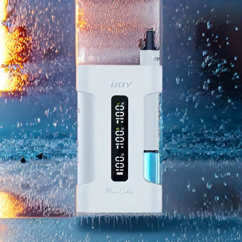 IJOY Mars Cabin 6000 Puffar Engångs Vit Sverige Grossist 2 x 5ML 50mg Nikotin
