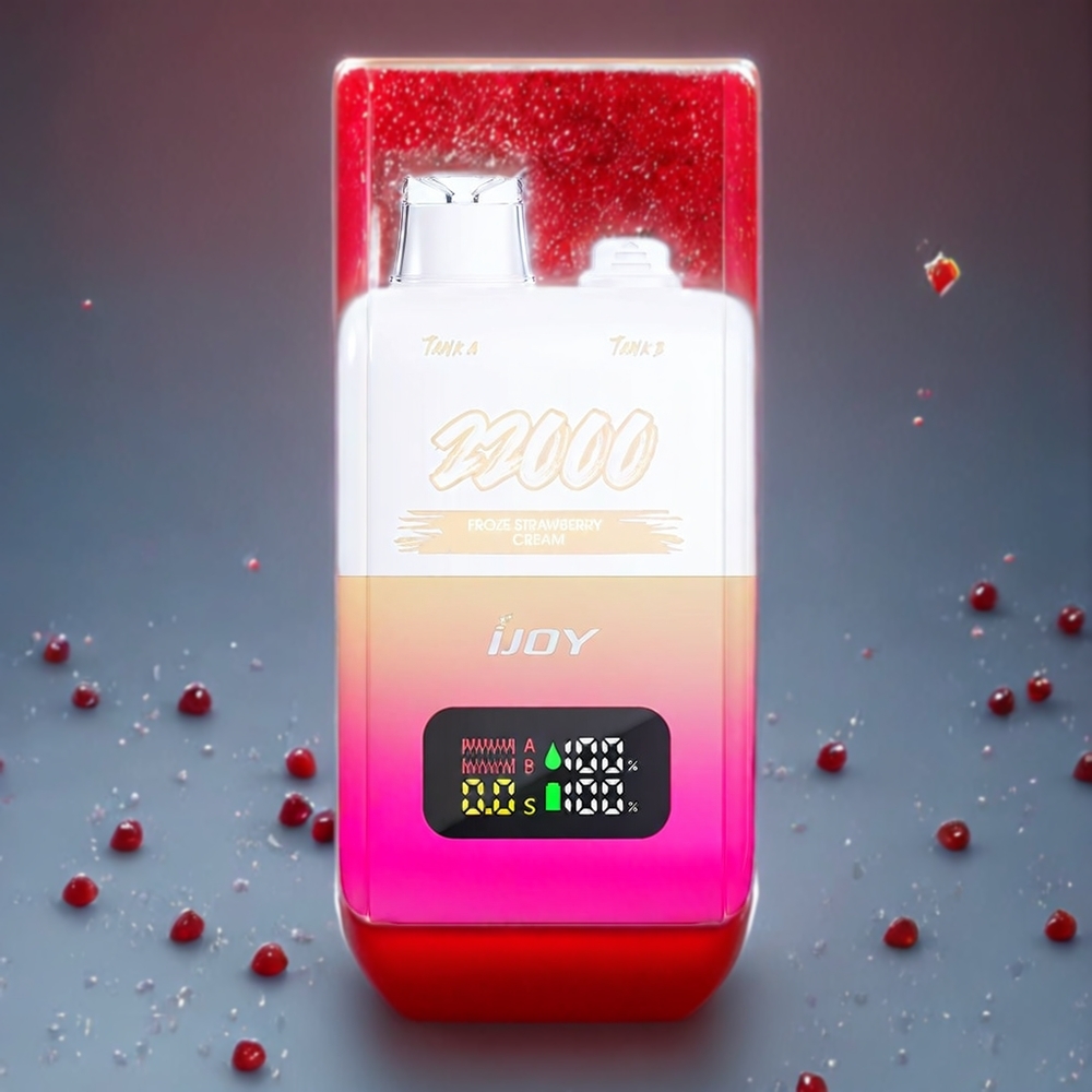 IJOY SD 22000 Puff Sverige Grossist Fryst Jordgubb & Grädde