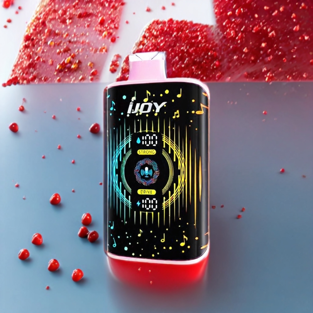 IJOY SD 40000 Puffar Justerbar Effekt 750mAh 20ML Sverige Grossist Jordgubb Isbitar